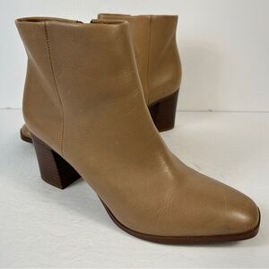 Franco Sarto Tan Ankle Boots 8.5